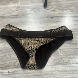 BECCA Black and Tan Bikini Bottom